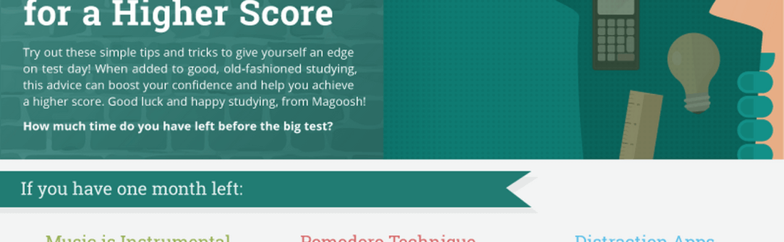 Exam Lifehacks: A Brand New Infographic from Magoosh